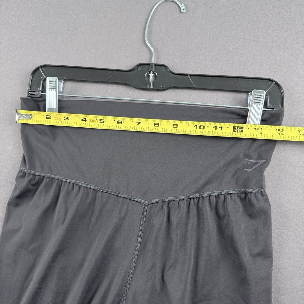 Gymshark Women's Black High Waist Pants XL Athletic Fit Nylon Activewear - Picture 8 of 10